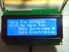 Display LCD Blu 20x4 - Test con Demo Board